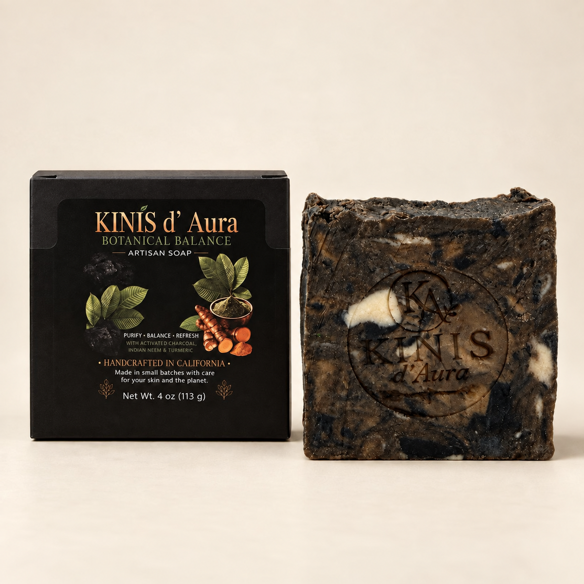 Botanical Balance -Activated Charcoal,Guava Leaf & Turmeric Soap