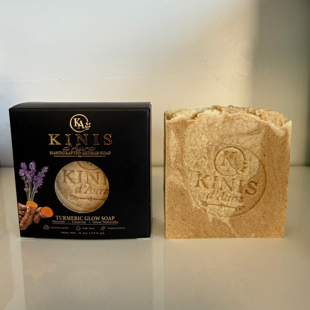 Kinis d'Aura Turmeric Glow Soap